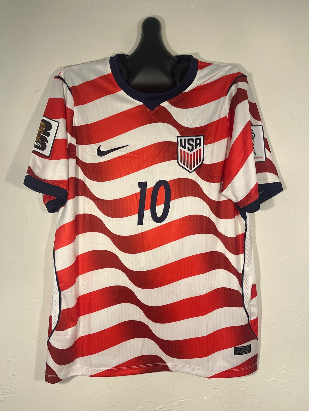Christian Pulisic #10 Nike USA Soccer Jersey - Home Striped Men's Sizes NWT
